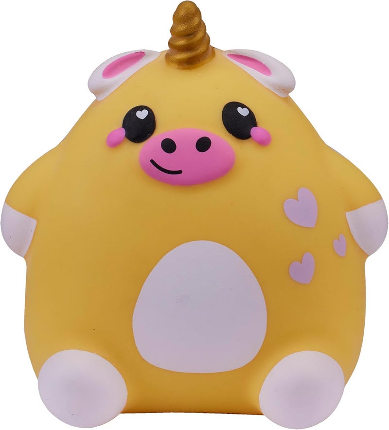 Smooshzees Cutezees Buttercup, Yellow Unicow, Collectable Characters, Supersoft, Cuddly and Squishy! - Image 2